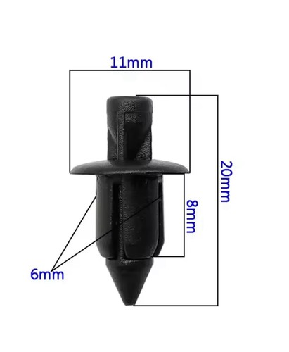 Clip carenatura fissaggio - 8,